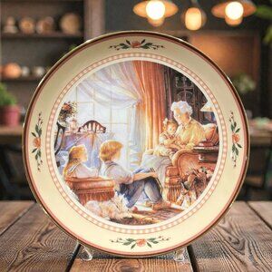 Vintage Collector Plate “Storyteller” by Trisha Romance